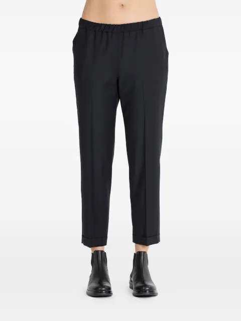 Quelle2 elasticated-waistband trousers Black 22629