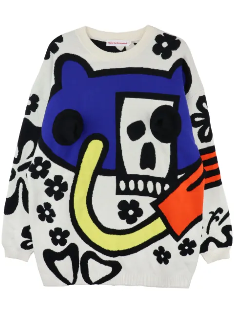 Walter Van Beirendonck Android sweater White ART5001