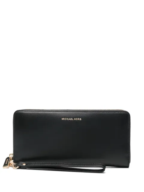 Michael Kors logo-lettering wallet Black 32F4GJ6T3L