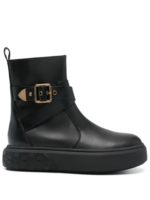 PINKO leather boots Black SS0043P001