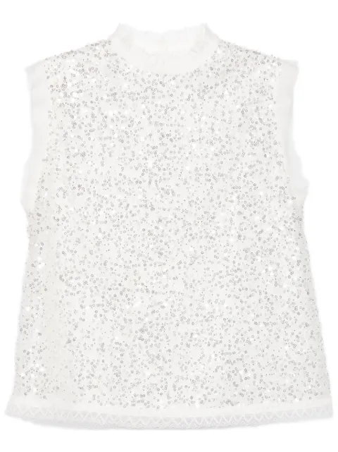 SHIATZY CHEN Libre collection sequin top Grey 640654