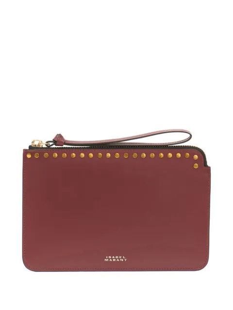 ISABEL MARANT Oskan flat pouch Red MP0062FAB4C17M