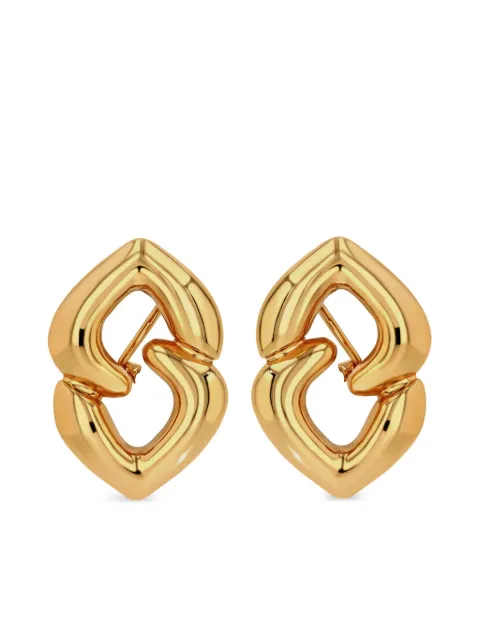 ANINE BING Abstract Heart earrings Gold A1510443GLD1