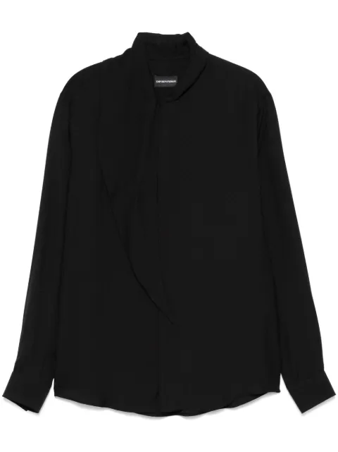 Emporio Armani jacquard shirt Black EM000333TE11356