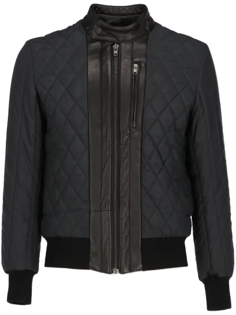 Maison Martin Margiela Pre-Owned 2000s leather jacket Blue MARG750HT