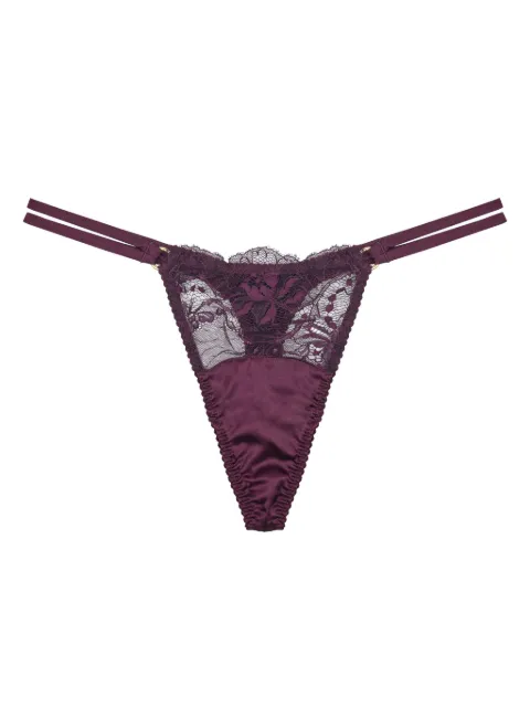 Fleur Of England Eliza thong Purple ELIZASTRAPTHONG