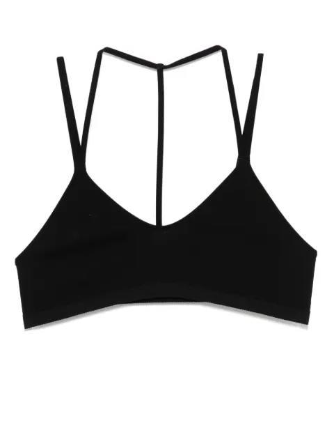 ANDREĀDAMO fine-ribbed bra Black ADPF24BS01034