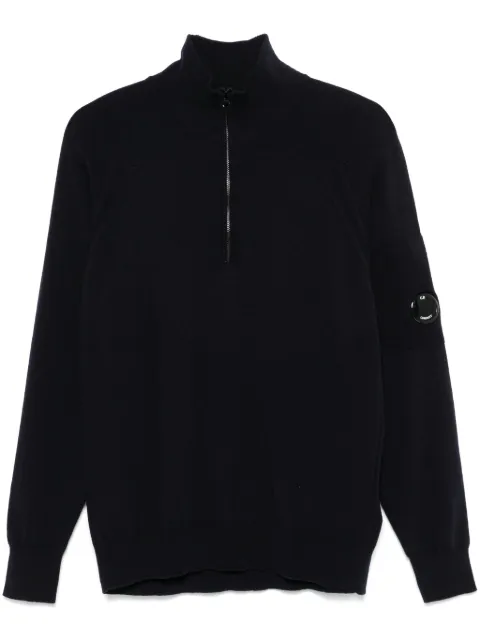 C.P. Company half-zip sweater Blue 17CMKN193A005528A