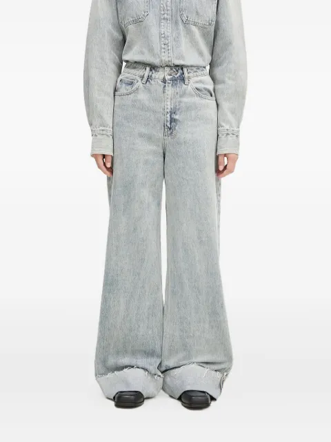 Ksubi Strider Worn Cuffed jeans Blue WPF24DJ023