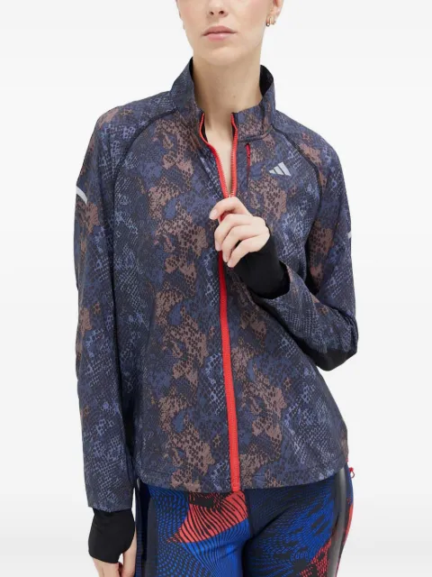 adidas Fast Iteration zip-up jacket Blue HR5718