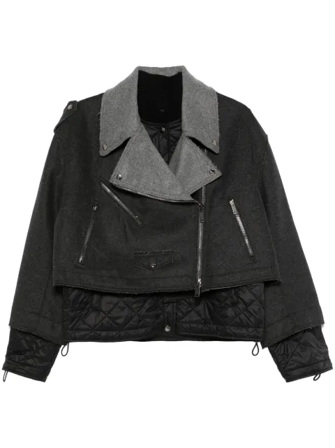 Iceberg double-layer biker jacket Grey O0113069