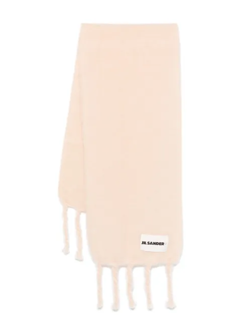 Jil Sander brushed scarf Neutrals J40TE0118J40041