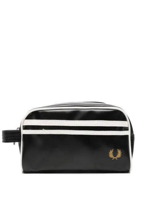 Fred Perry Laurel Wreath wash bag Black L8298