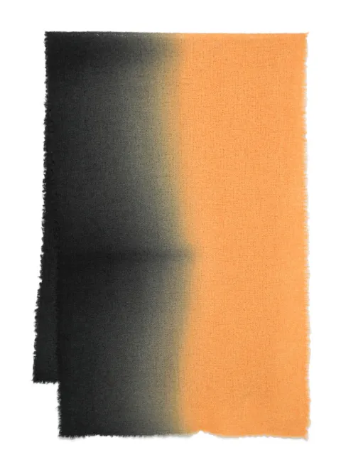 Faliero Sarti gradient-effect scarf Yellow I252064SUSAN