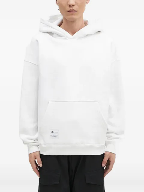 Alpha Industries logo hooded hoodie White 146336