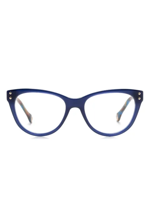 Carolina Herrera cat-eye frame glasses Blue HER0256