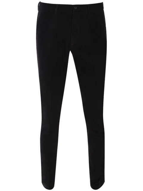 Corneliani slim-cut tailored trousers Brown 944AF29420167