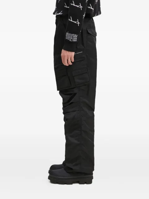 Andersson Bell ruched cargo trousers Black APA744M