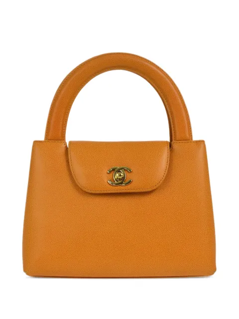 CHANEL Pre-Owned 1998 Kelly handbag Orange 5207868