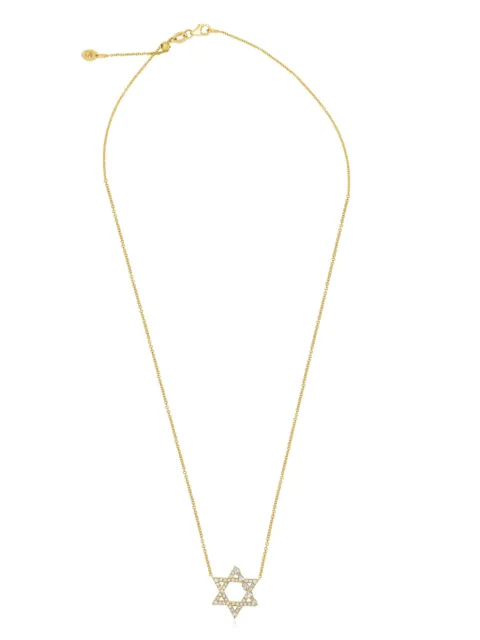 Jewels Aficionado x Sammy Jacqueline 18kt yellow gold Star Of David diamond necklace Gold JAN37DYG