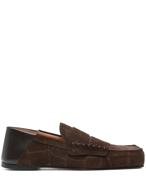Jacquemus Carré mocassins Brown 243FO1474355