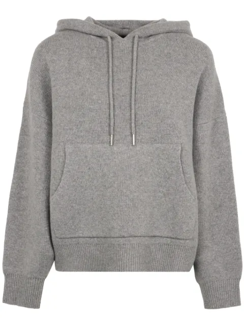 Nili Lotan long-sleeve wool hoodie Grey 81065