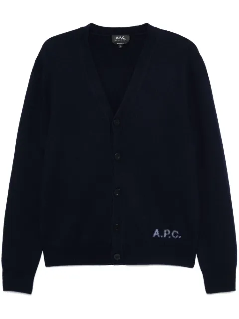 A.P.C. Kenny cardigan Blue WVBDKH22305