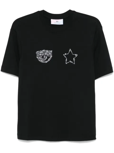 Chiara Ferragni cotton T-shirt Black 77CBHK10CJK01