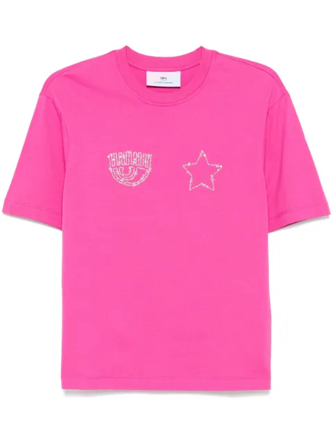 Chiara Ferragni cotton T-shirt Pink 77CBHK10CJK01