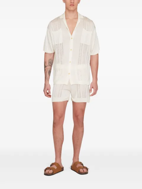 Donde Esteban Guayabera shorts Neutrals D2S06A