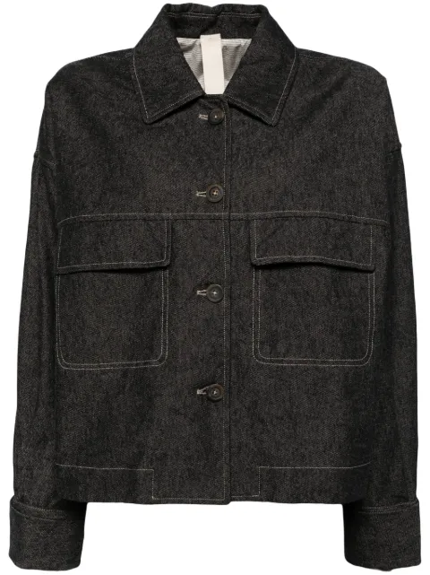Forme D'expression Oversized trucker jacket Black DG054
