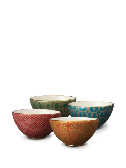 L'Objet Fortuny cereal bowl (set of four) Green LPF60