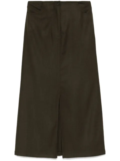 Diega Jonato maxi skirt Green JONATO9532