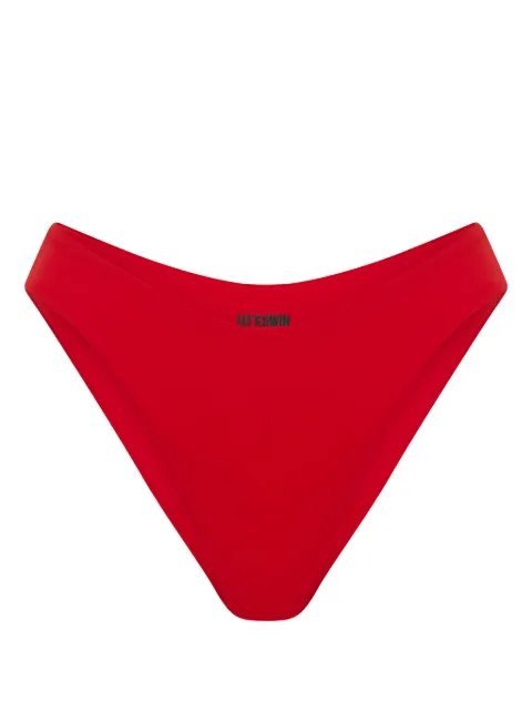 Let's Swim high-waist bikini bottoms Red LSW005BKBOTTOMRED