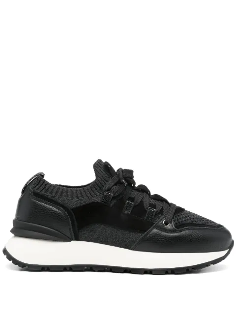 Doucal's panelled sneakers Black DD8730WHITPX722NN00