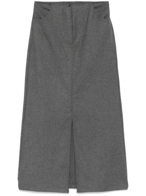 Diega Jonato maxi skirt Grey JONATO9532