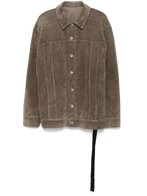 Rick Owens DRKSHDW Jumbo Worker jacket Brown DU02D2761HCF