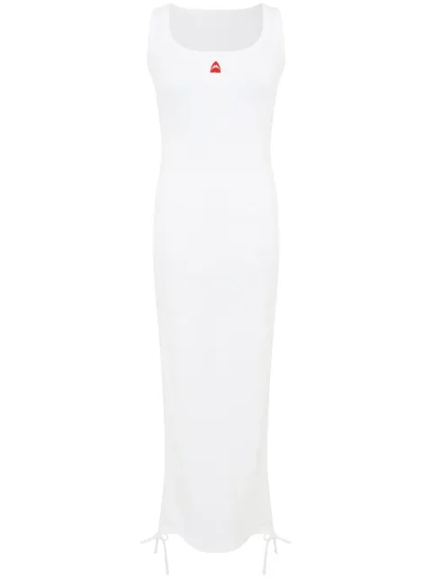 Let's Swim ruched-detailing dress White LSW015VDWHITE