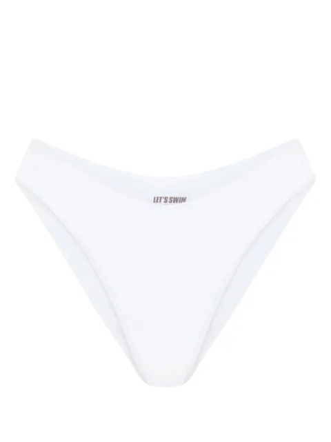 Let's Swim seamless brazilian bikini bottoms White LSW005BKBOTTOMWHITE