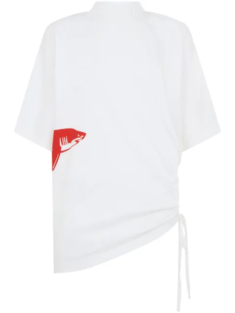 Let's Swim Shark T-shirt White LSW011DRWHITE