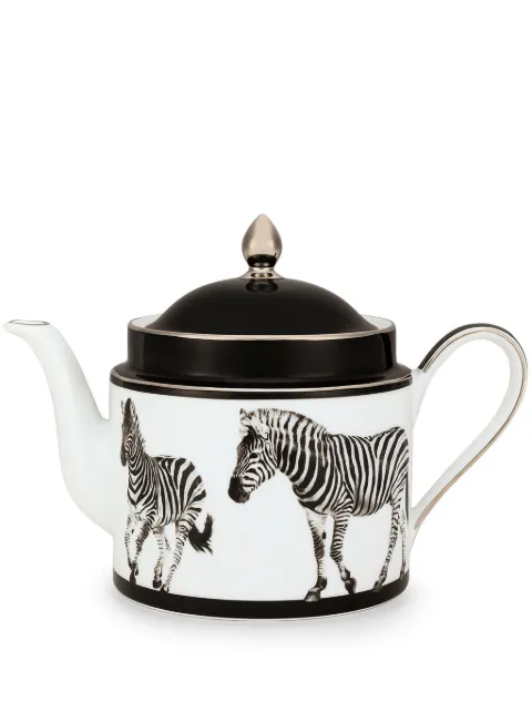 Dolce & Gabbana zebra-print teapot White TC0127TCA39UZ019