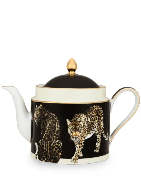 Dolce & Gabbana leopard-print teapot Black TC0127TCA39UL018