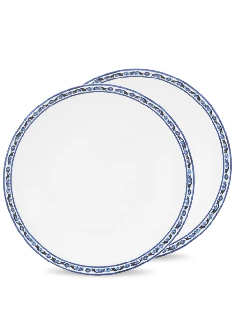 Dolce & Gabbana Mediterraneo-trim soup plates White TC0S05TCALIUB028