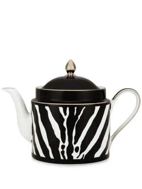 Dolce & Gabbana zebra-print teapot Black TC0127TCA39UZ003
