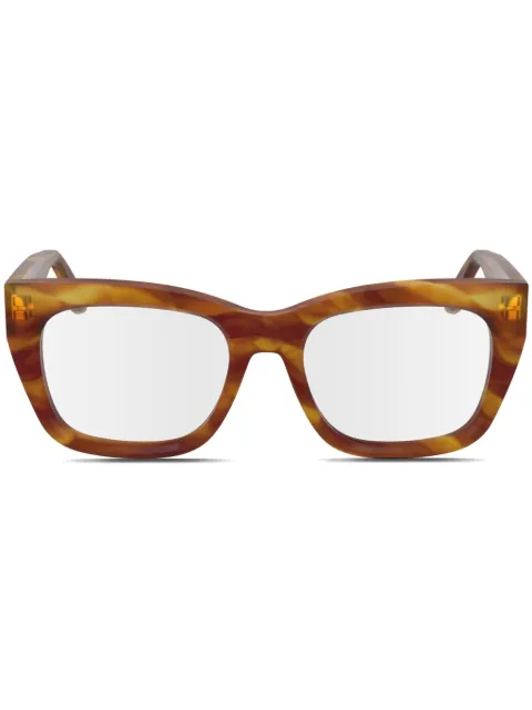 Victoria Beckham Eyewear striped glasses Brown VB2660223