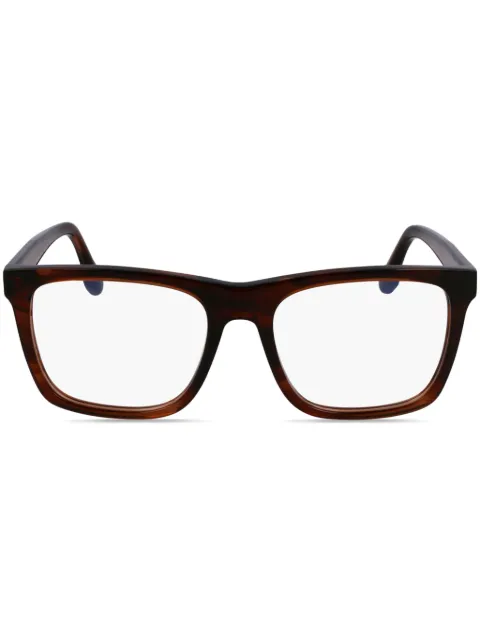 Victoria Beckham Eyewear rectangle-frame glasses Brown VB2670227