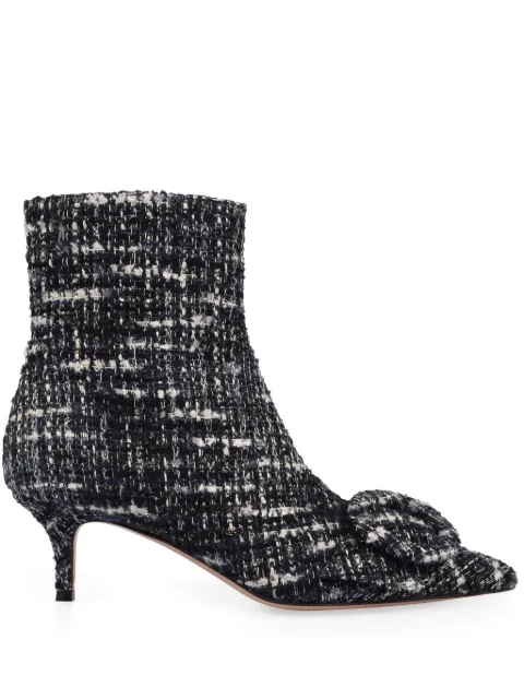 Gianvito Rossi bouclé ankle boots Black G7290955RIC