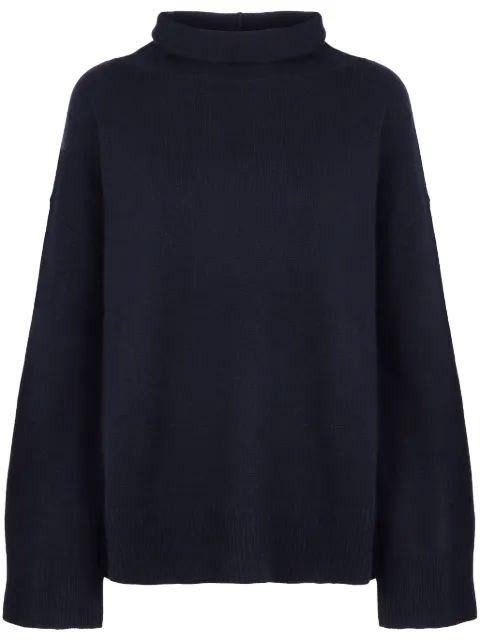 ASPESI cashmere turtleneck jumper Blue W4P33574567