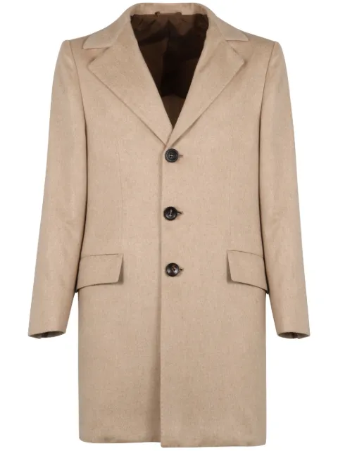 Kiton single-breasted coat Neutrals UGO411K0114024005