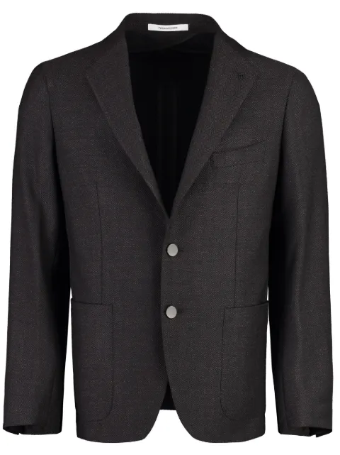 Tagliatore peak-lapels single-breasted blazer Brown 1SMC22K